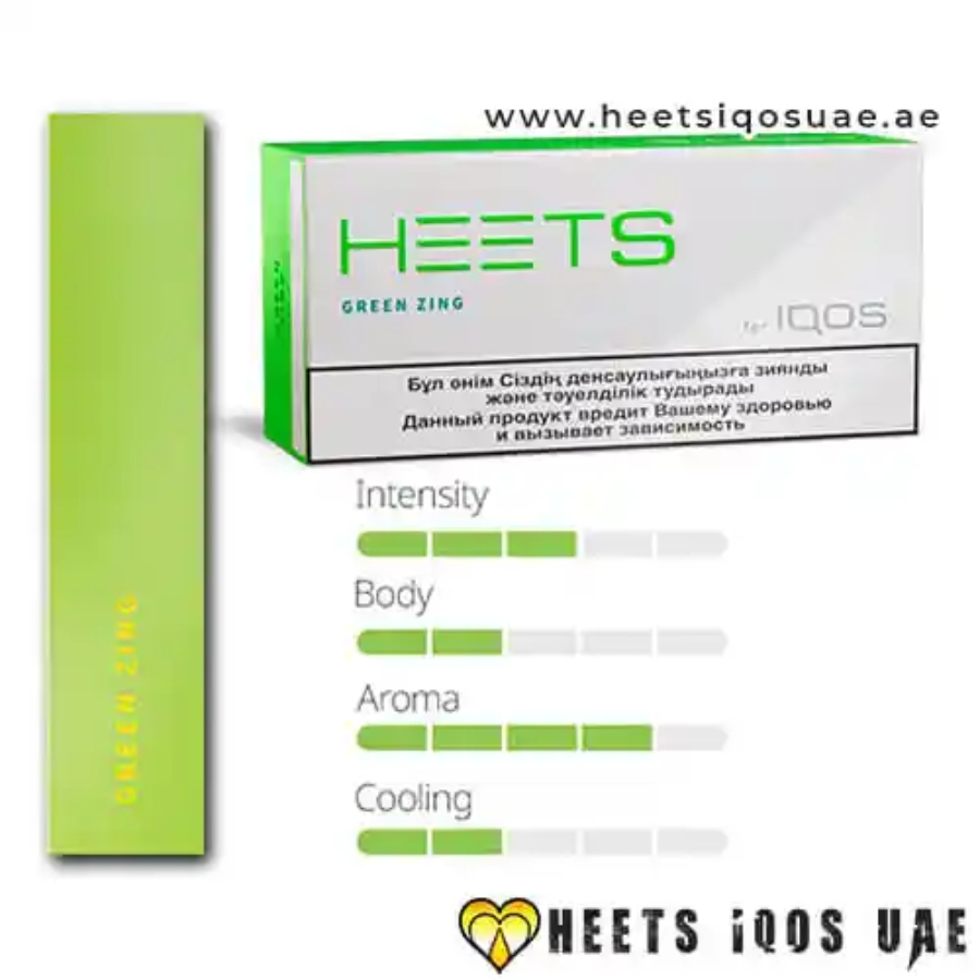 IQOS Heets Green Zing Label